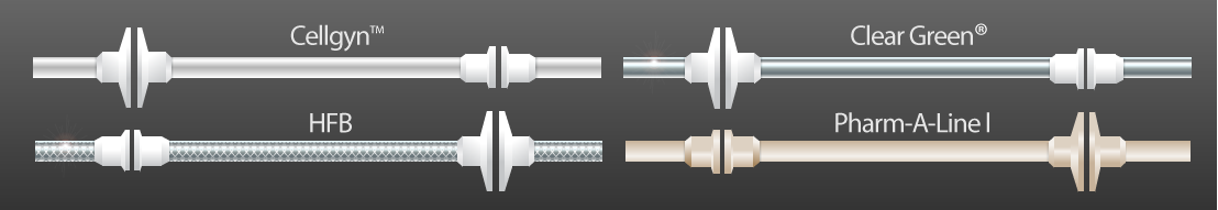 sanitary tri-clamp over-molded hose tubing ends