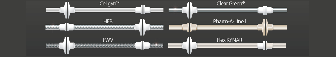 sanitary tri-clamp over-molded hose tubing ends