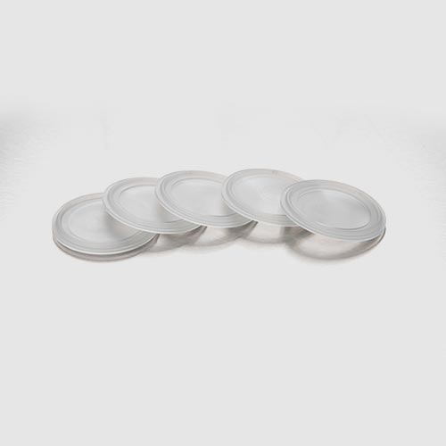Platinum Cured Silicone Sanitary Tri-Clamp Gasket 1.5" Clear 